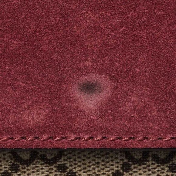 Gucci Beige/Pink GG Supreme Blooms Coated Canvas Small Dionysus Shoulder Bag - Picture 11 of 12